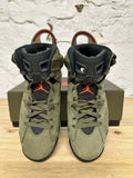 Air Jordan 6 Cactus Jack Olive Sz 8.5