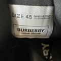 Burberry Arthur Brown Plaid Black Sneaker Sz 12 (45)