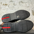 Prada Americas Cup Nero Leather Sneaker Sz 8 DS
