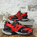 Balenciaga Track Runner Black Red Grey Sneaker Sz 12 (45)