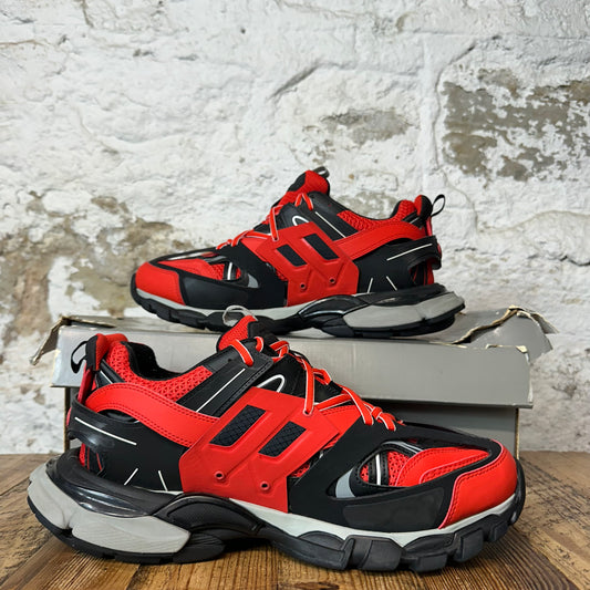 Balenciaga Track Runner Black Red Grey Sneaker Sz 12 (45)