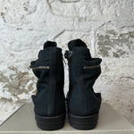 Rick Owens Triple Black Cargo Pocket Sneaker