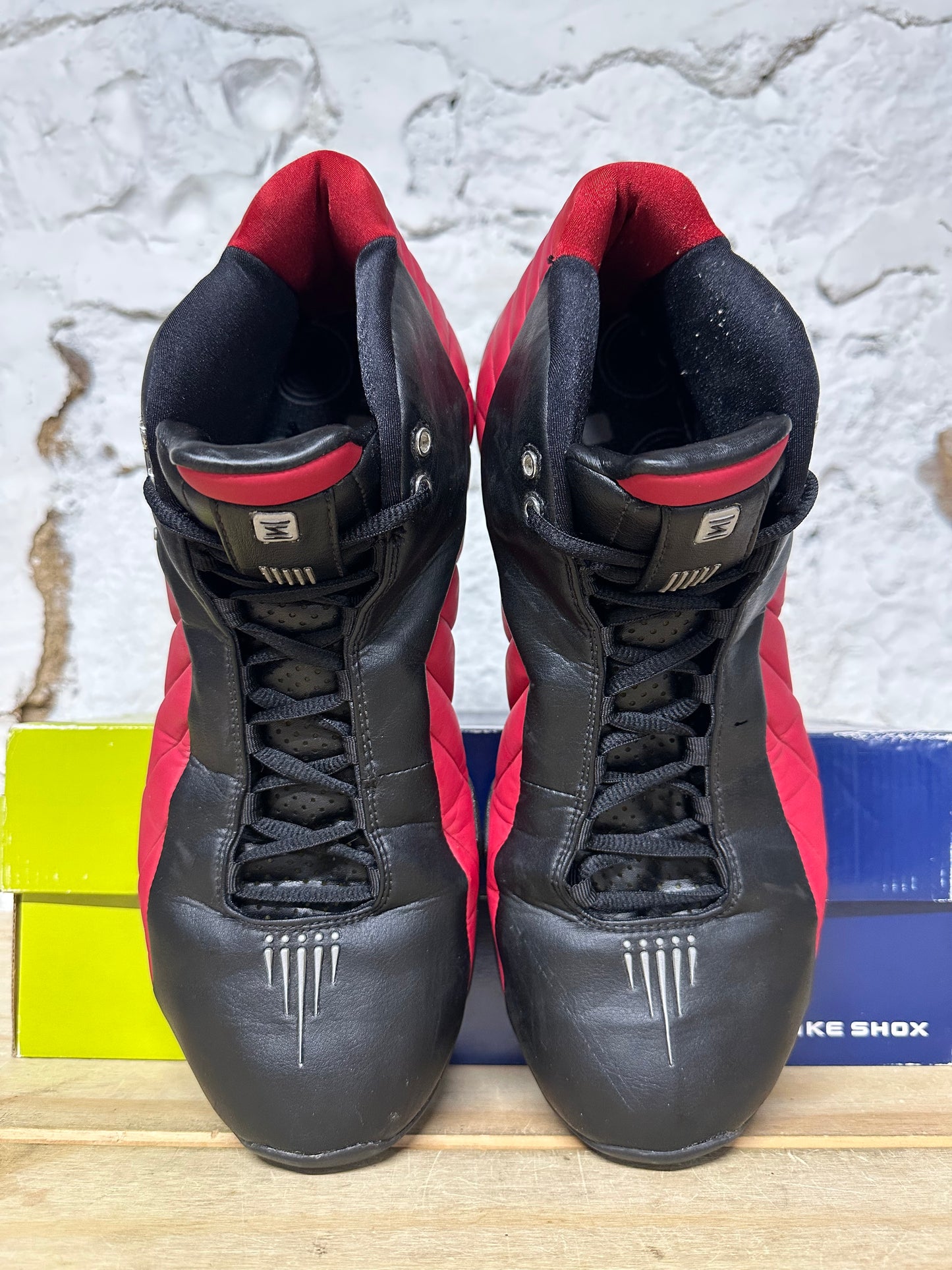 Nike Shox BB4 VC Black Red Sz 12.5