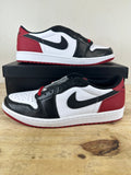 Air Jordan 1 Low Black Toe Sz 12 DS