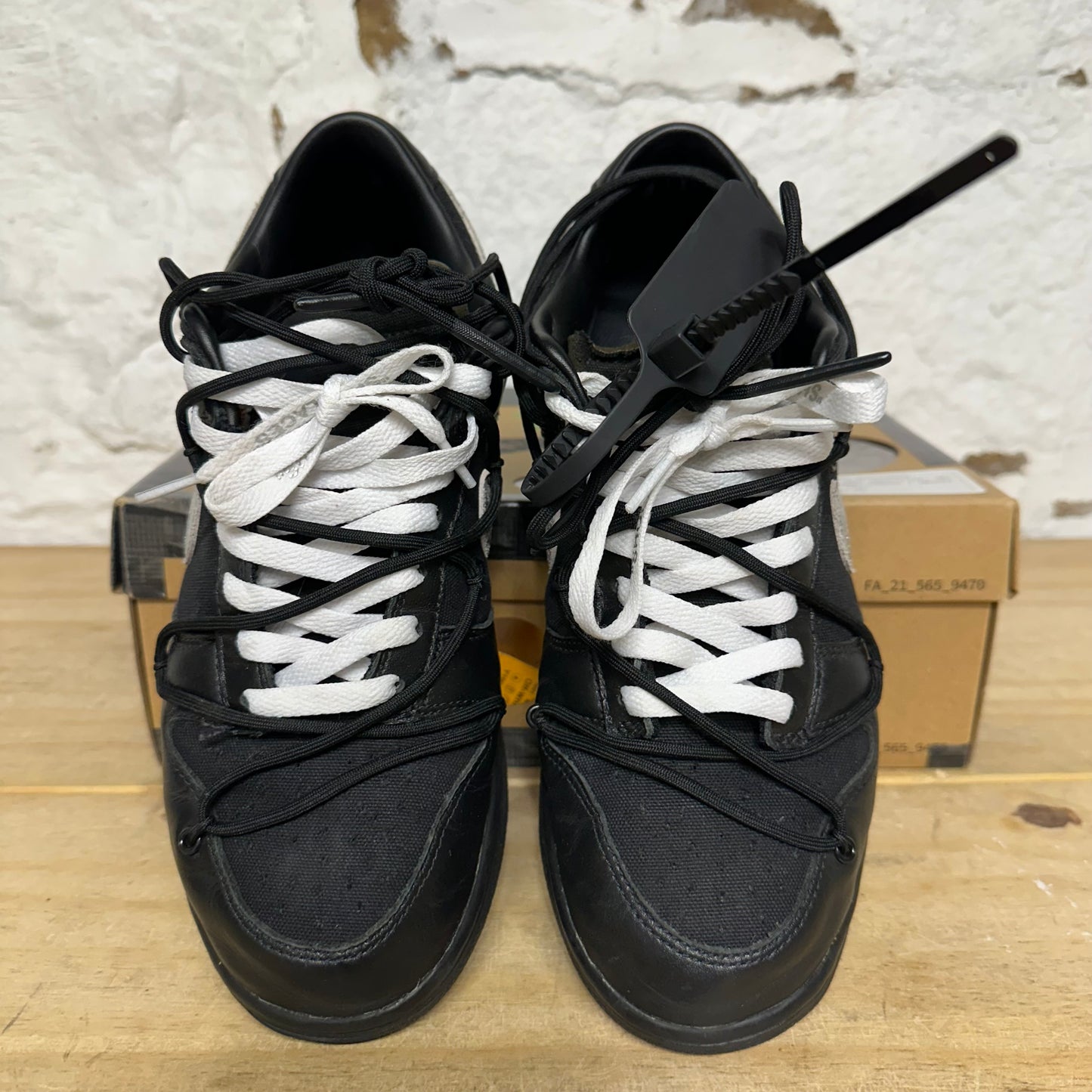 Nike Dunk Low Off-White Lot 50 Sz 9.5