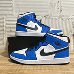 Air Jordan 1 Mid Signal Blue Sz 12 DS