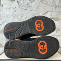 Gucci Ultrapace Black Orange Sneaker Sz 7.5
