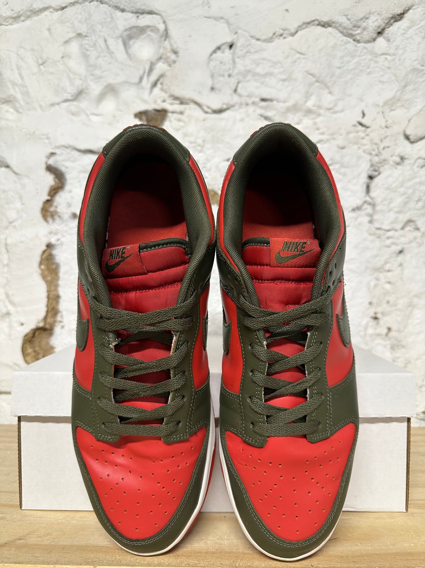 Nike Dunk Low Cargo Khaki Red Sz 13