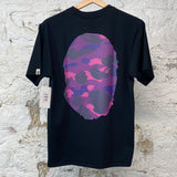 Bape Purple Camo Ape Head T-shirt