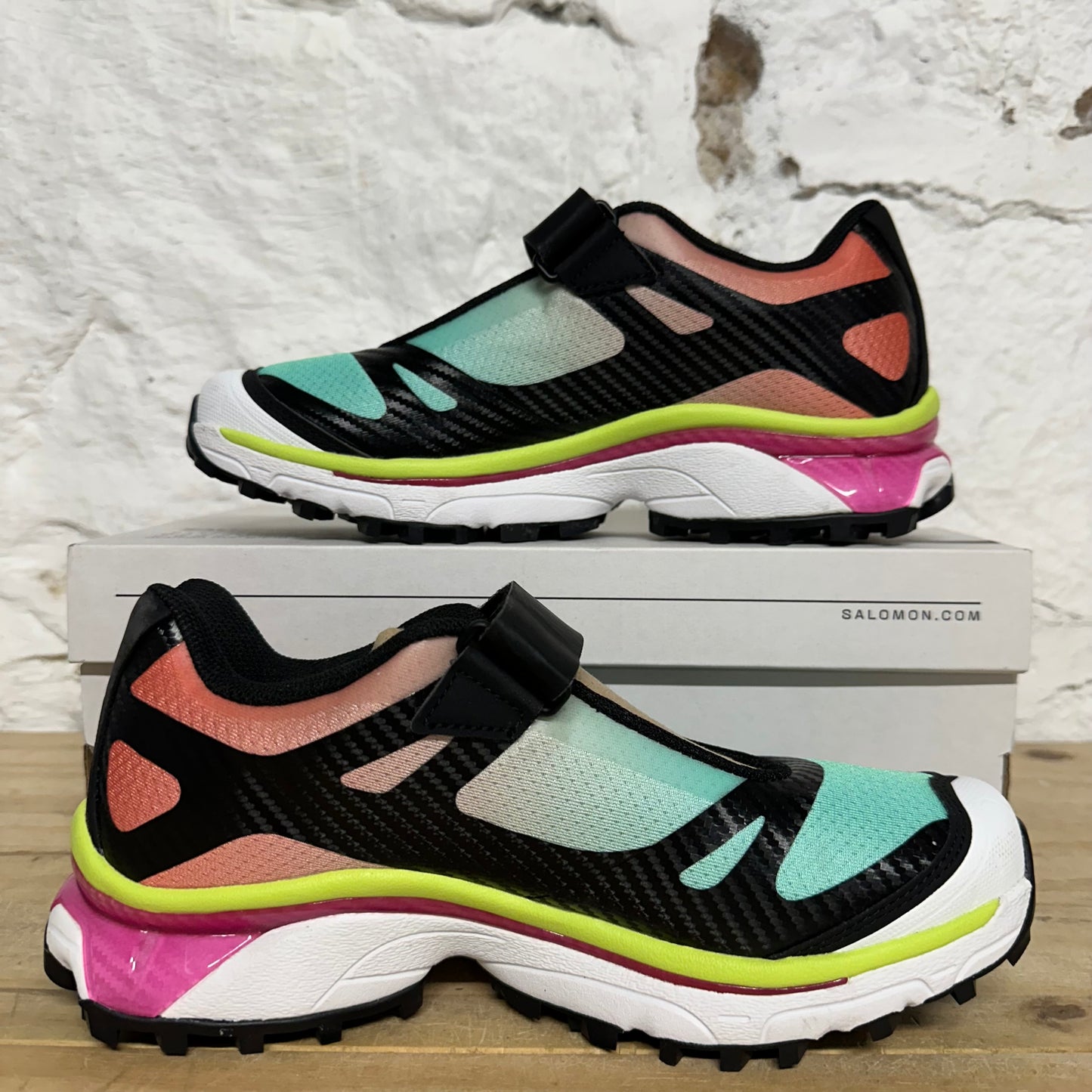 Salomon Margiela Mary Jane Ginger Electric Green Sz 7