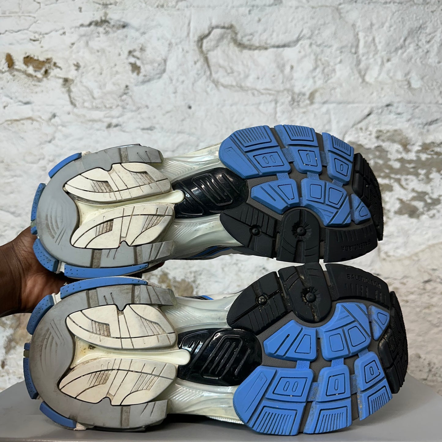 Balenciaga Runner Worn Out Blue White Sneaker Sz 10 (43)