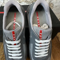 Prada Americas Cup Grey Rubber Sneaker Sz 12 (45) DS