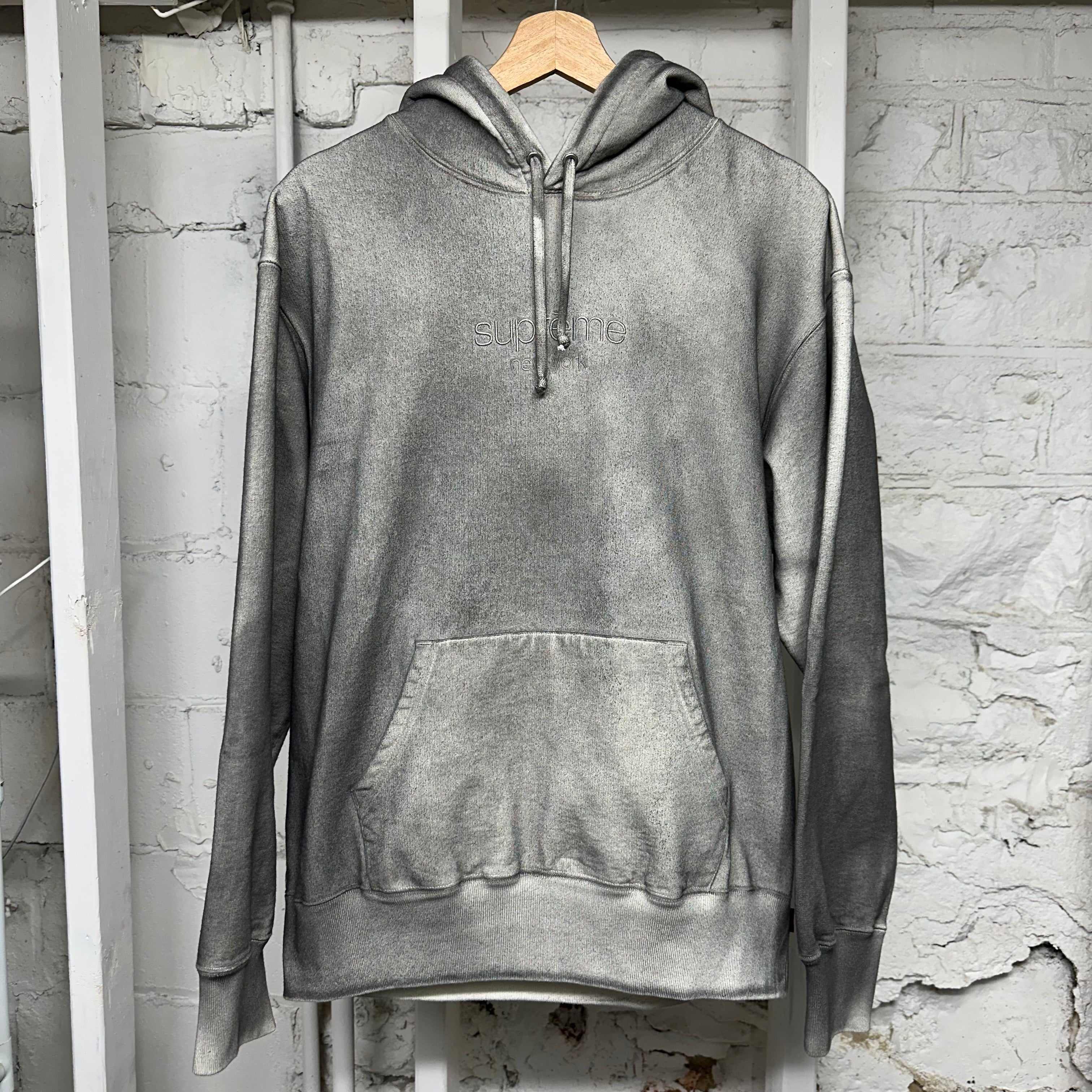 Supreme Overdyed White Hoodie Sz S – The Gallery Online