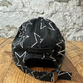 Dolce Gabbana White Stars Black Hat Sz L