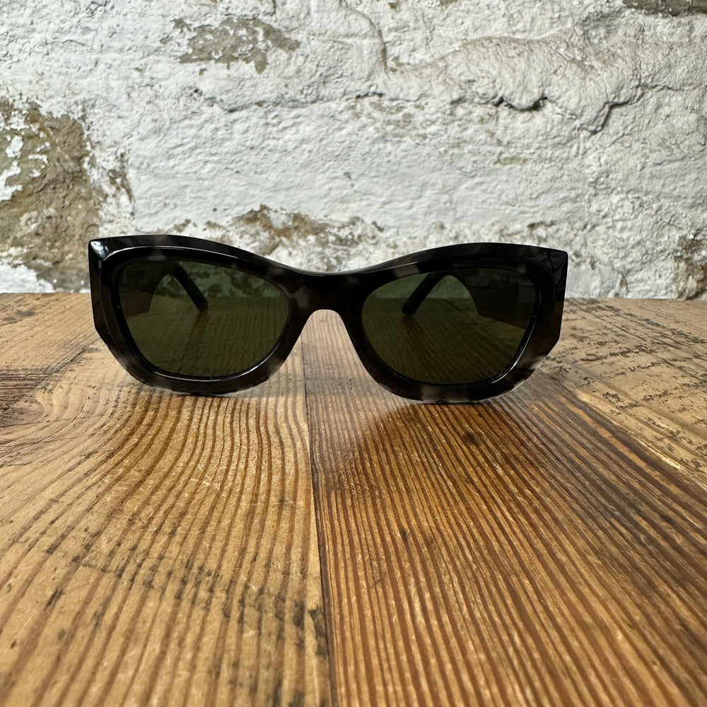 Palm Angels Black Spellout Sunglasses W/ Box