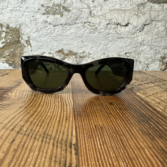 Palm Angels Black Spellout Sunglasses W/ Box