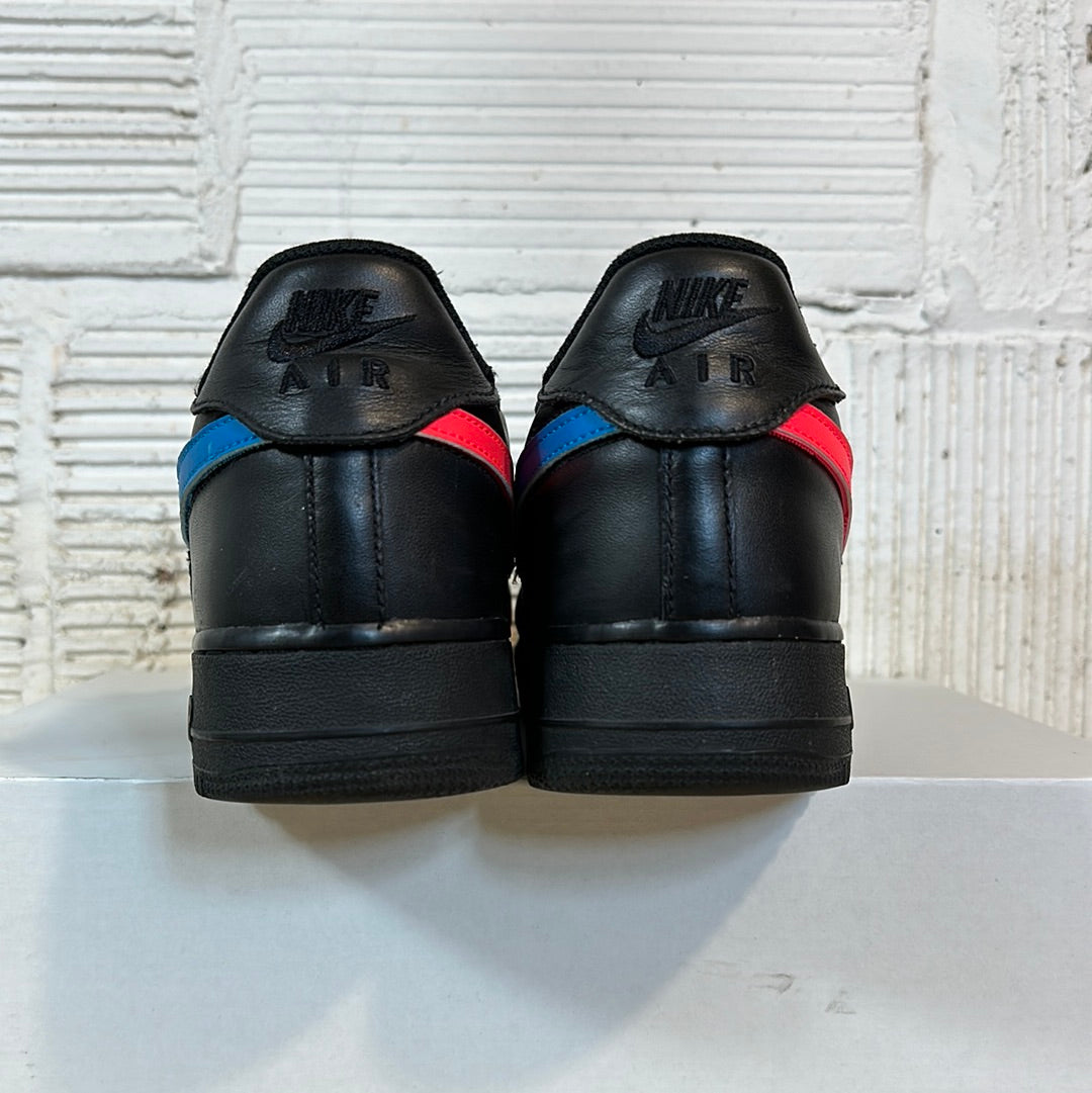 Nike Air Force 1 Low Swoosh Pack Black Sz 10.5