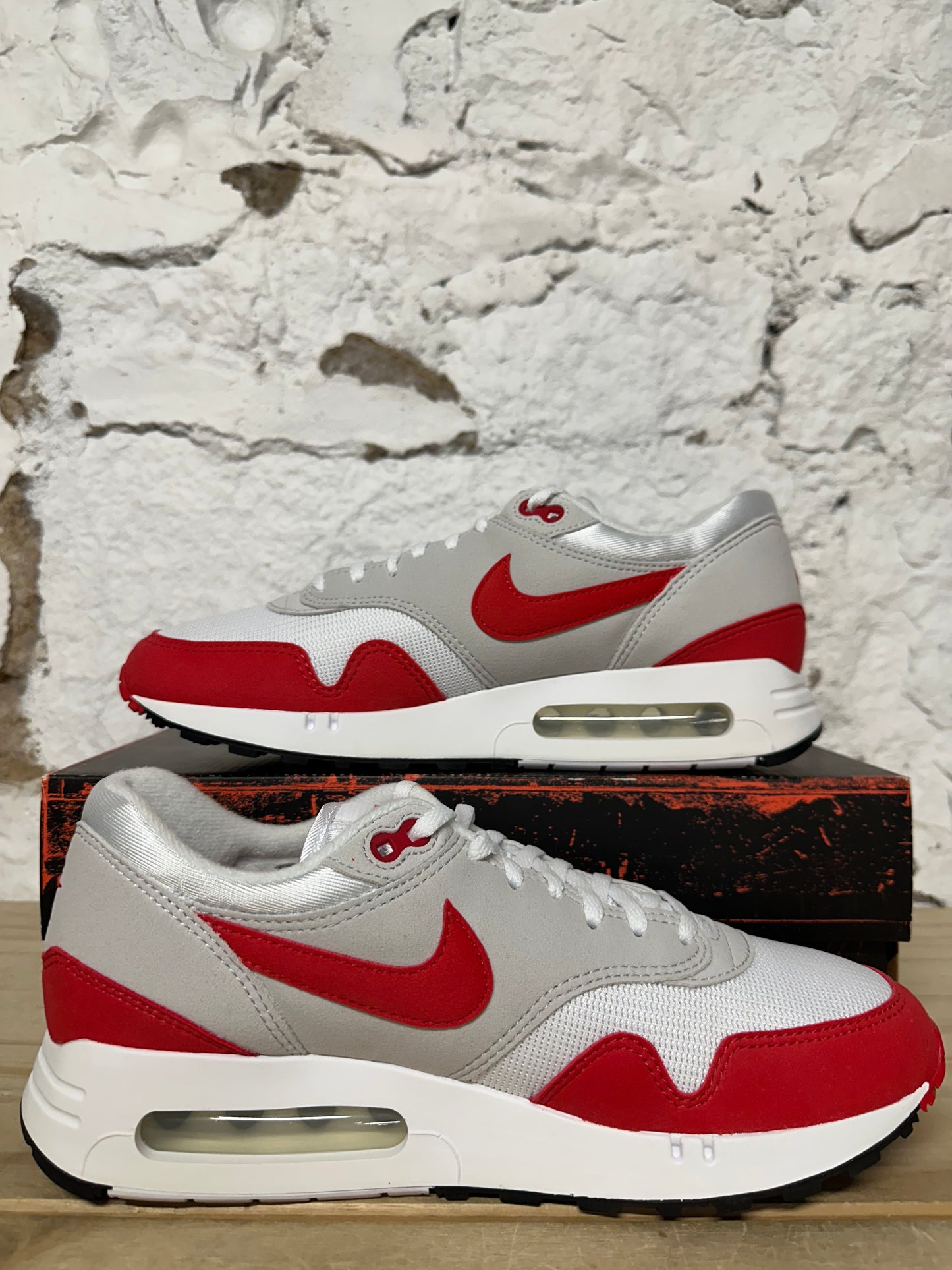 Nike Air Max 1 Big Bubble Sport Red Sz 9 DS