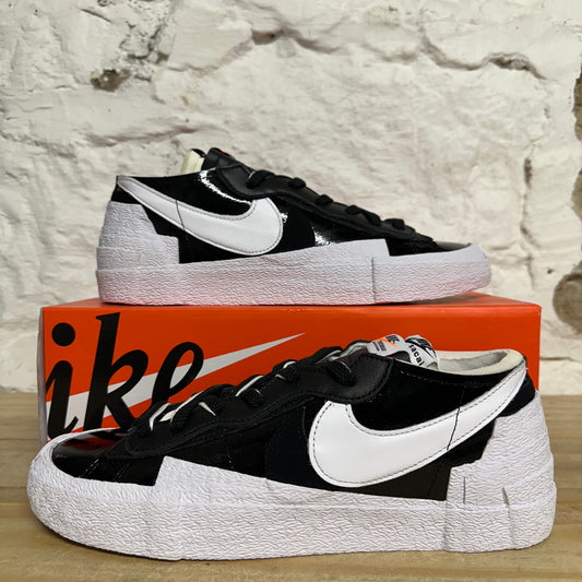 Nike Blazer Low Sacai Black Patent Sz 11 DS