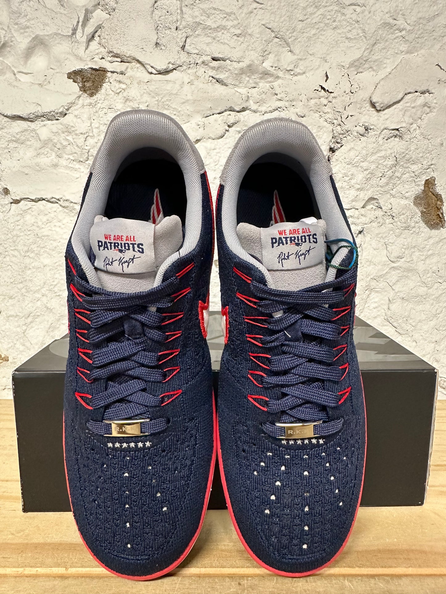 Nike Air Force 1 Low Ultra Flyknit New England Patriots RKK Sz 11 DS