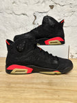 Air Jordan 6 Black Infrared Sz 14