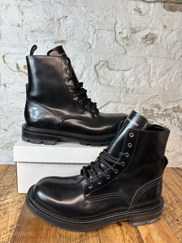 Alexander Mcqueen Black Boots Sz 10 (43) No Box