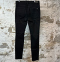 Amiri Distressed Plain Black Denim Jeans Sz 36