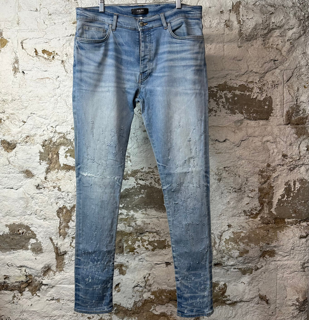 Amiri Blue Shotgun Denim Jeans Sz 36