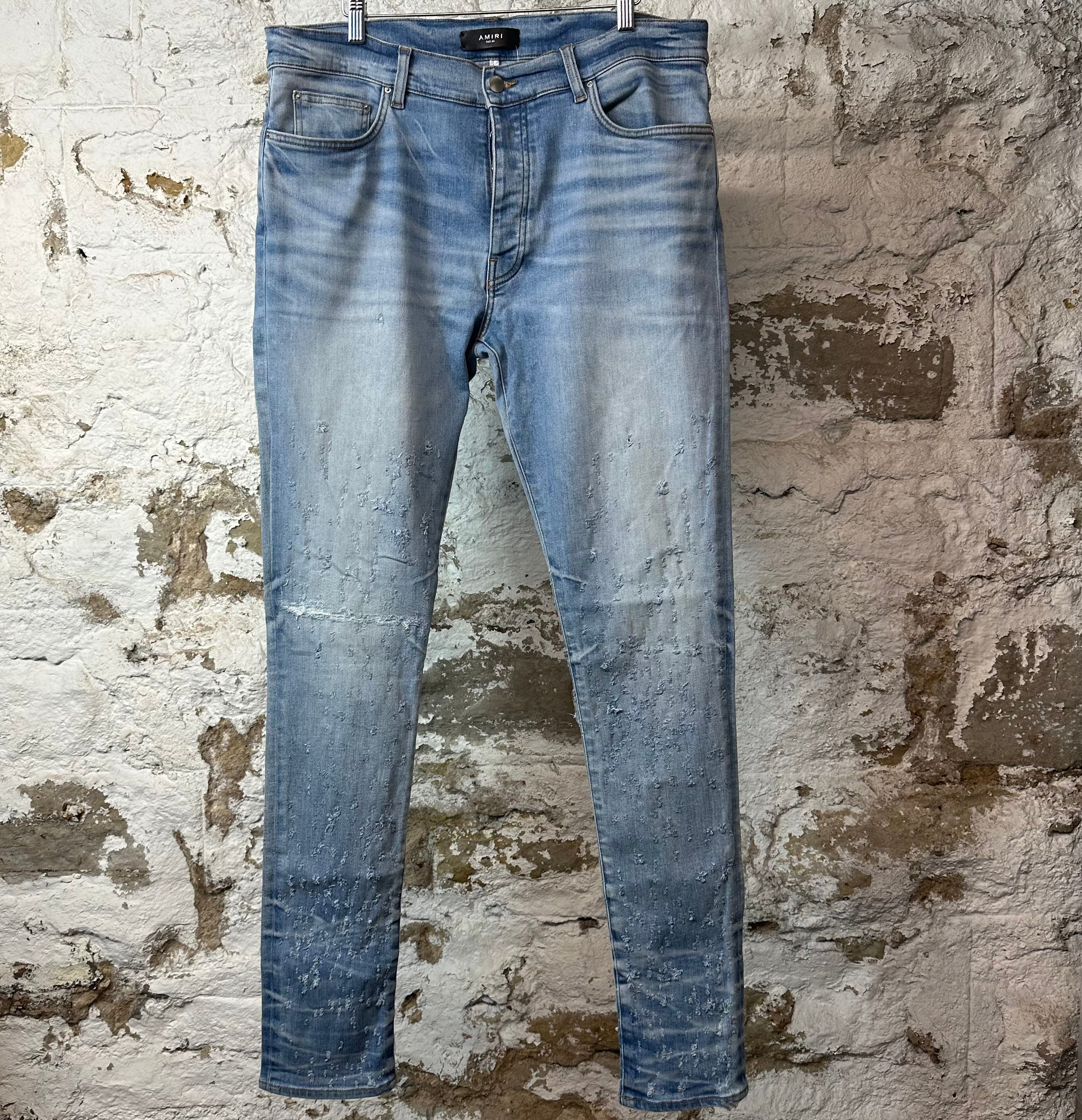 Amiri Blue Shotgun Denim Jeans Sz 36