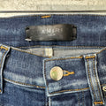 Amiri MX1 Dark Blue Suede Dark Blue Denim Jeans Sz 29