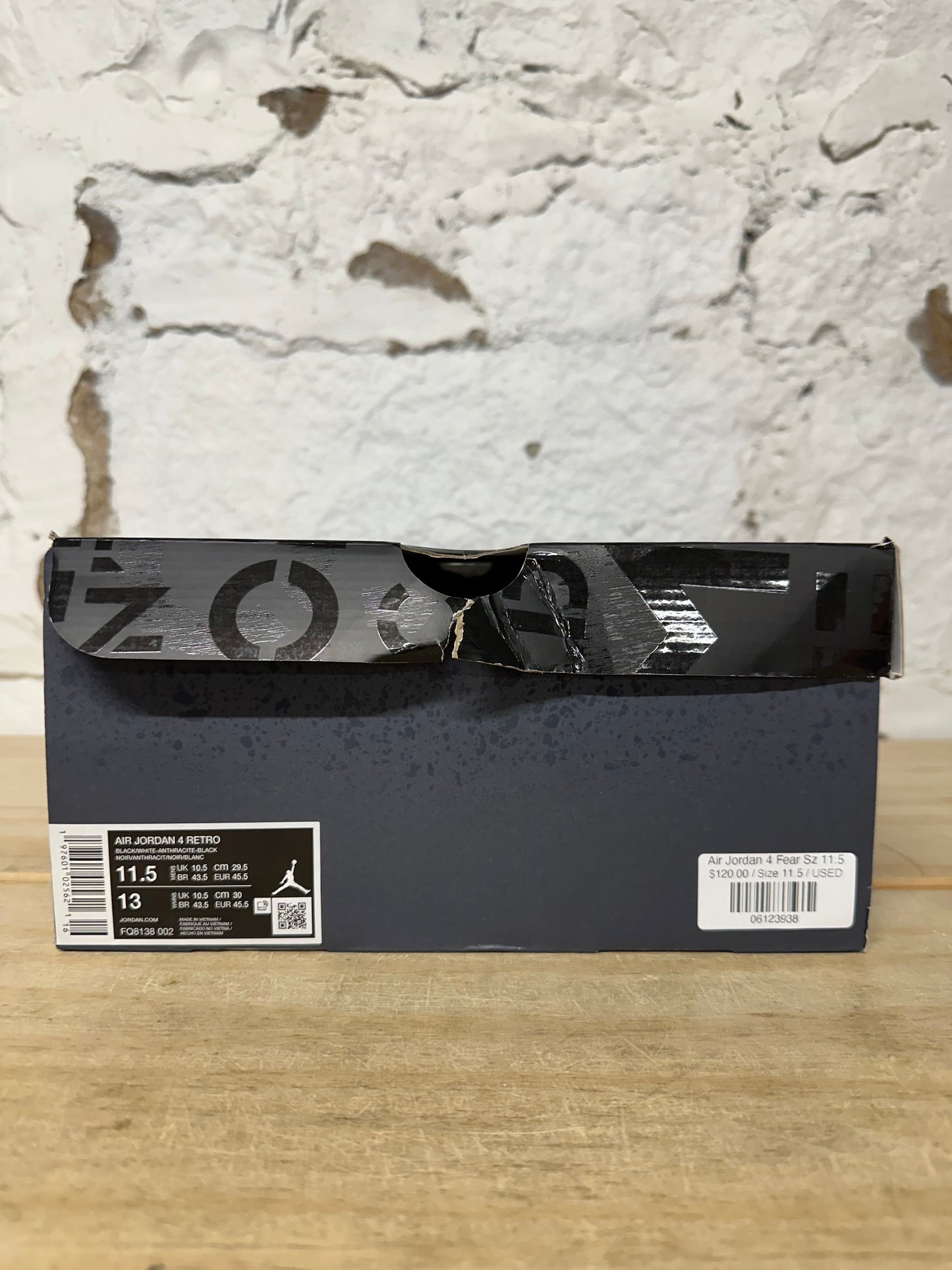 Air Jordan 4 Fear Sz 11.5