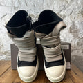 Rick Owens High Jumbo Lace Black Milk Sneaker Sz 7 (40)