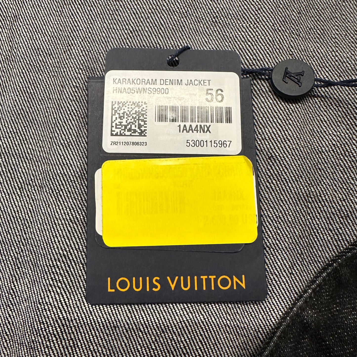 Louis Vuitton Denim Monogram Workwear Jacket Sz M (48)