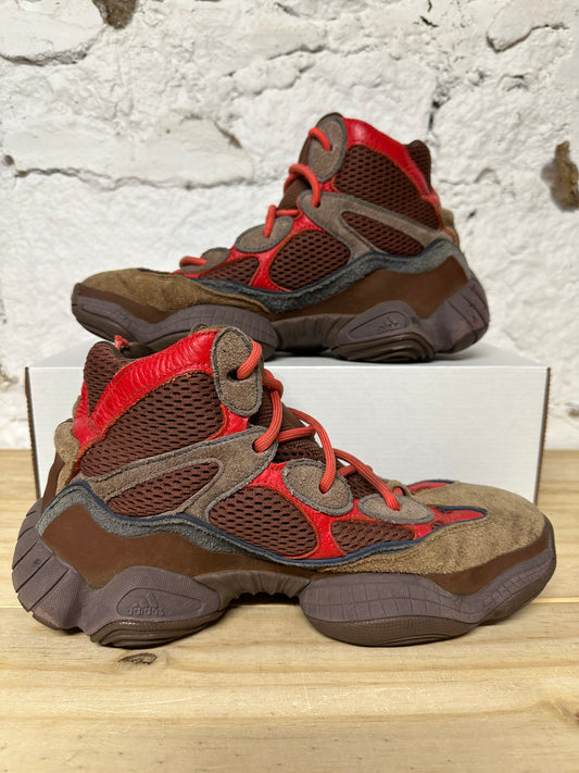 Yeezy 500 High Red Brown Sz 10