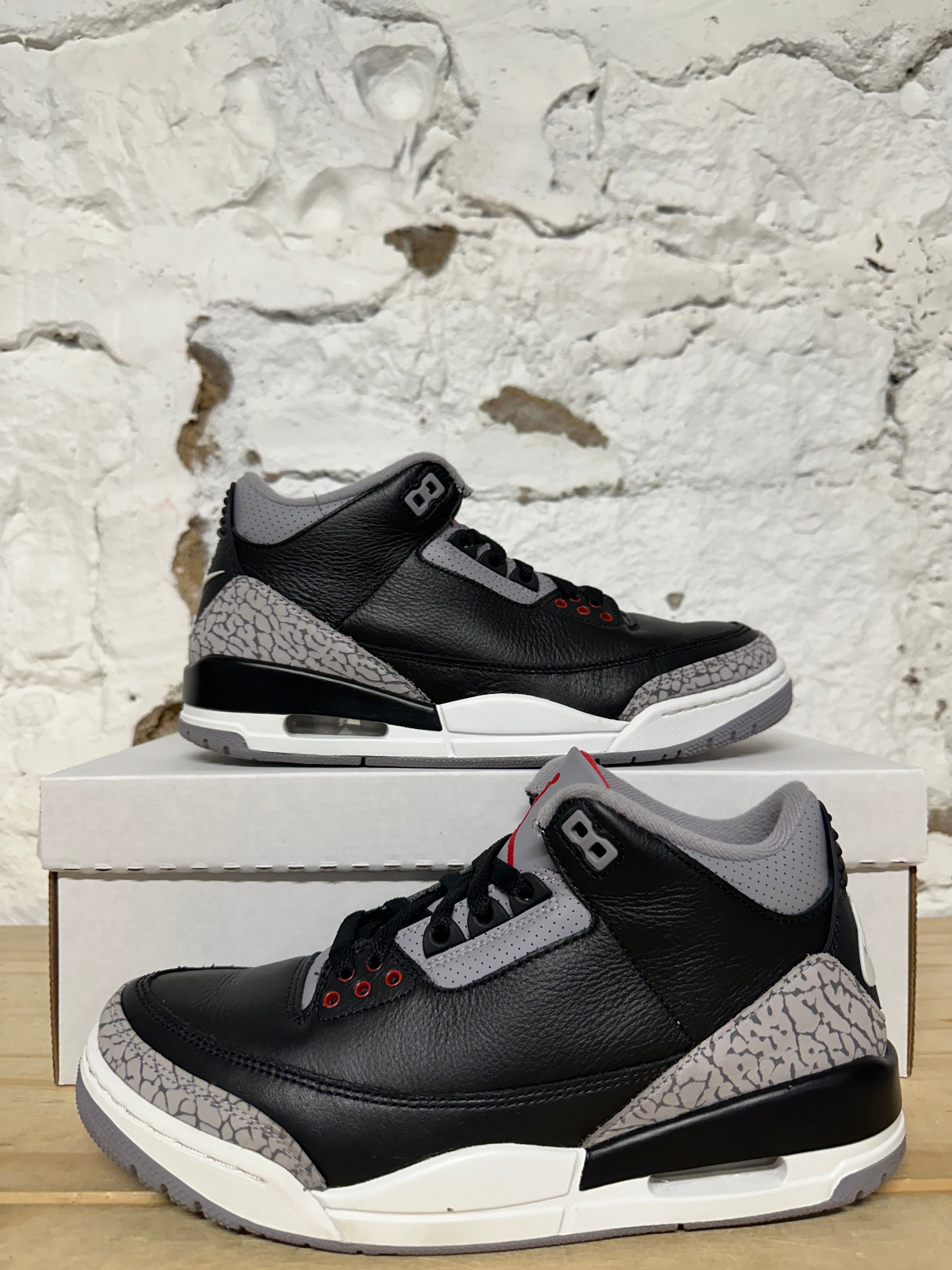 Air Jordan 3 Black Cement Sz 8