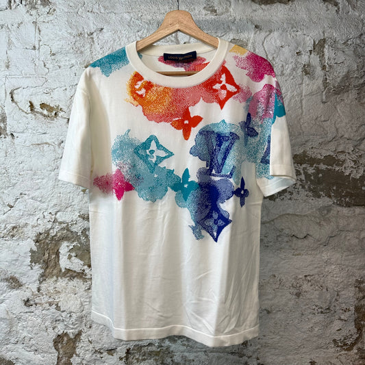Louis Vuitton Watercolor T-shirt White Sz M