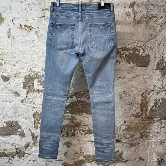 Amiri Plain Blue Denim Jeans Sz 32