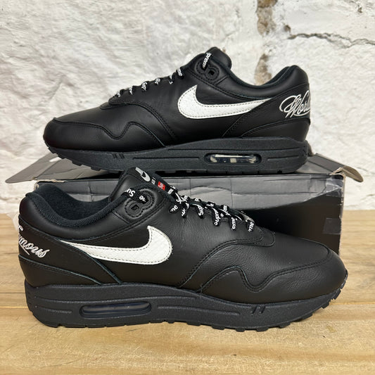 Nike Air Max 1 Supreme Black Sz 10.5