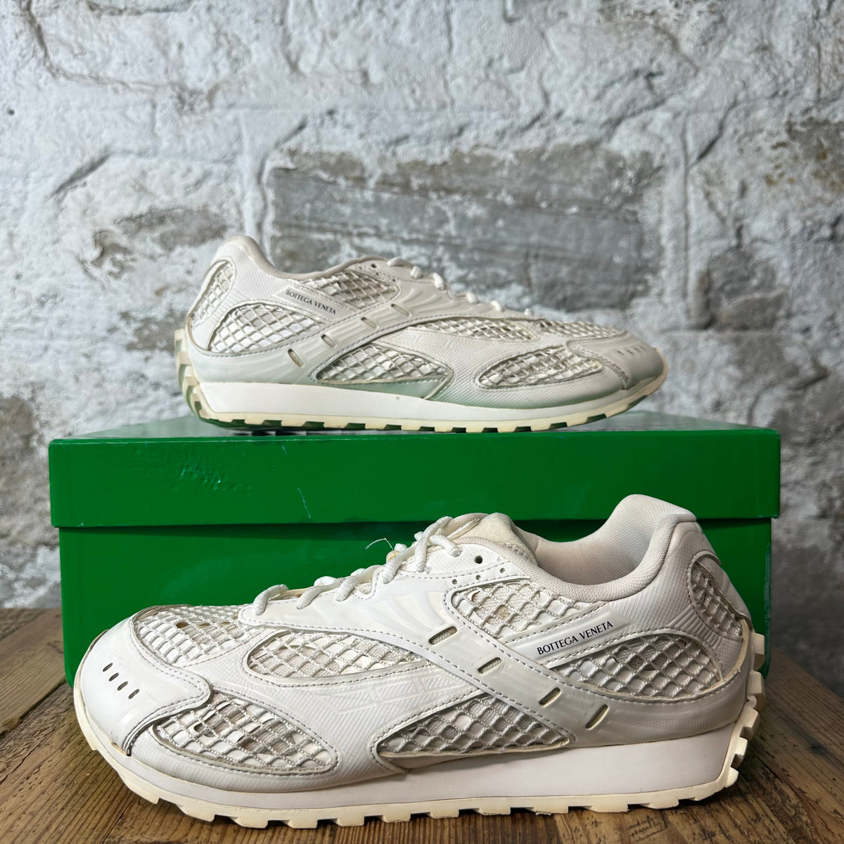 Bottega Veneta White Orbit Sneaker Sz 11 (44)