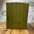Gucci Black GG Monogram Yellow Hat Sz S W/ Box