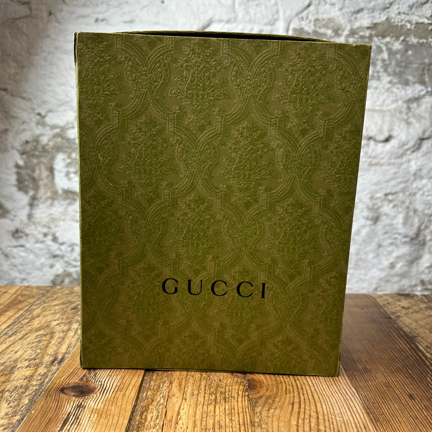 Gucci Black GG Monogram Yellow Hat Sz S W/ Box