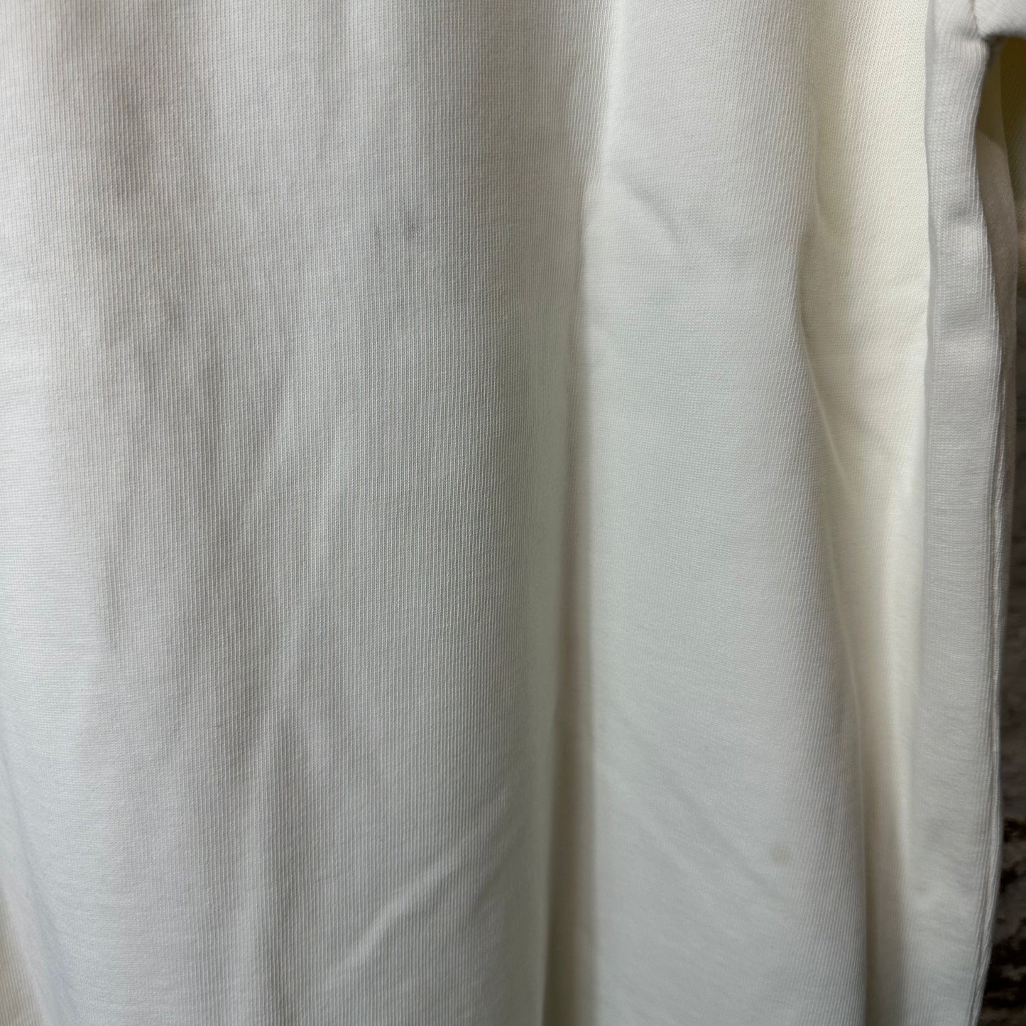 Rhude Vertical Spellout White T-Shirt Sz XL