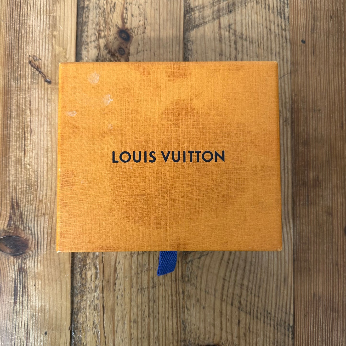 Louis Vuitton Graphite Hockenheim Bracelet Sz 19 W/ Box