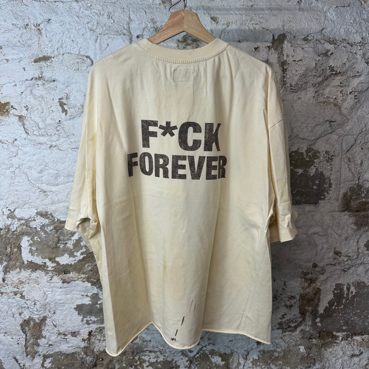Bottega Desires Sex Sells Cream T-Shirt Sz XXL