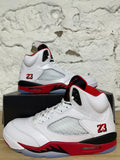 Air Jordan 5 Fire Red Black Tongue (2025) Sz 12