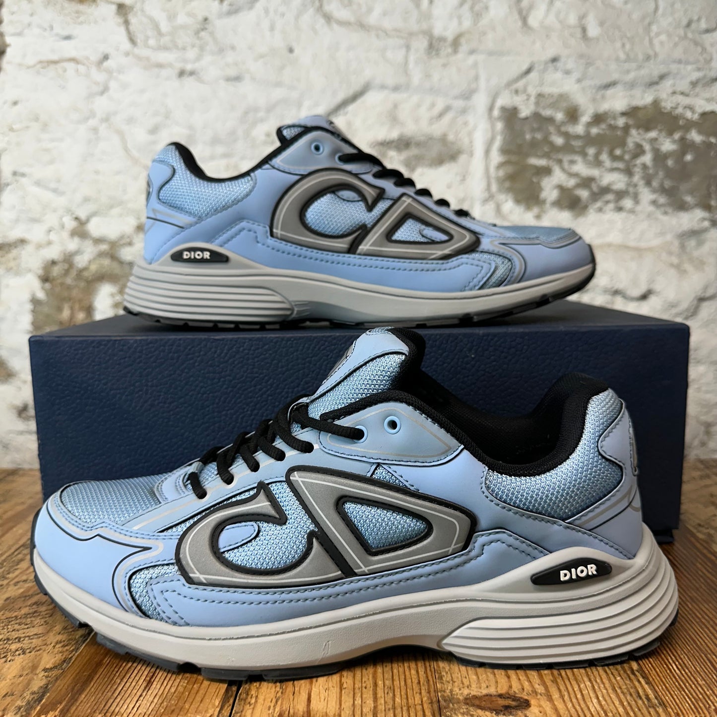 Dior B30 Grey Light Blue Sneaker Sz 11 (44)