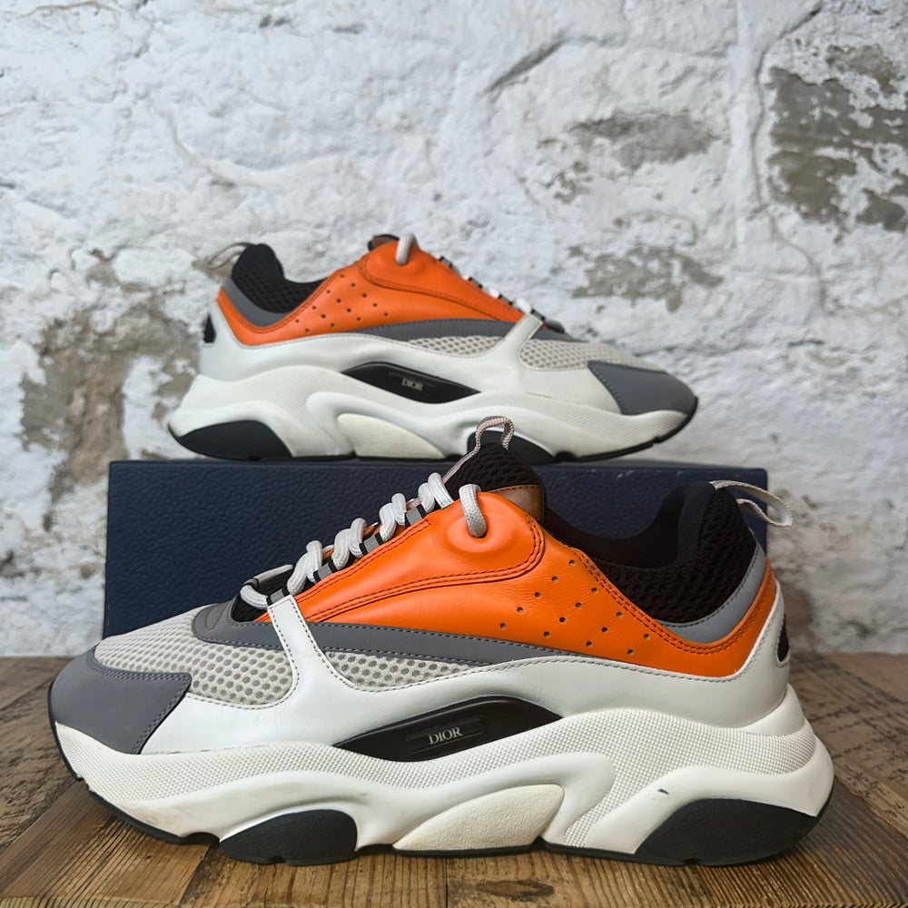 Dior B22 Orange White Black Sneaker Sz 11 (44)