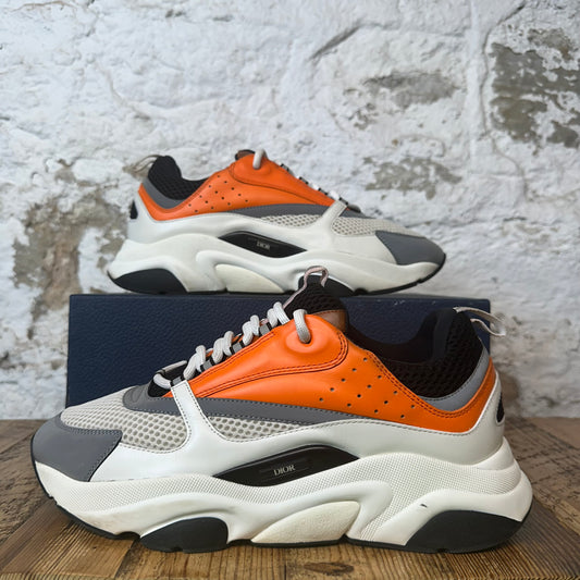 Dior B22 Orange White Black Sneaker Sz 11 (44)