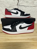 Air Jordan 1 Low Black Toe Sz 10.5 DS