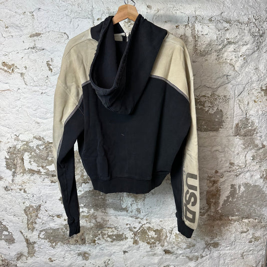 Vale Star Zip Up Black Hoodie